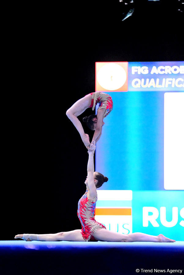 Day 1 of FIG Acrobatic Gymnastics World Cup kicks off in Baku (PHOTO)