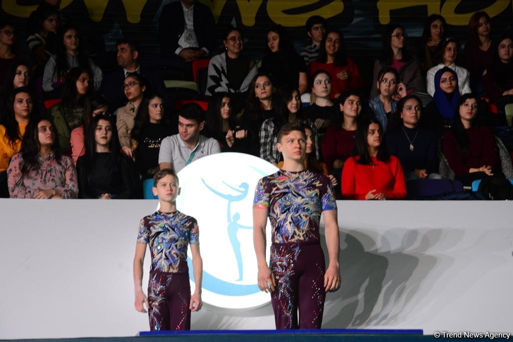 AGF Trophy awarded in FIG Acrobatic Gymnastics World Cup in Baku (PHOTO)