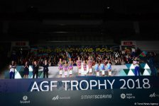 Состоялась церемония награждения победителей и призеров Кубка мира по акробатической гимнастике в Баку (ФОТО)