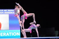 Akrobatika gimnastikası üzrə Dünya Kubokunun finalları start götürüb (FOTO)
