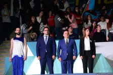 Состоялась вторая церемония награждения победителей и призеров Кубка мира по акробатической гимнастике в Баку (ФОТО)