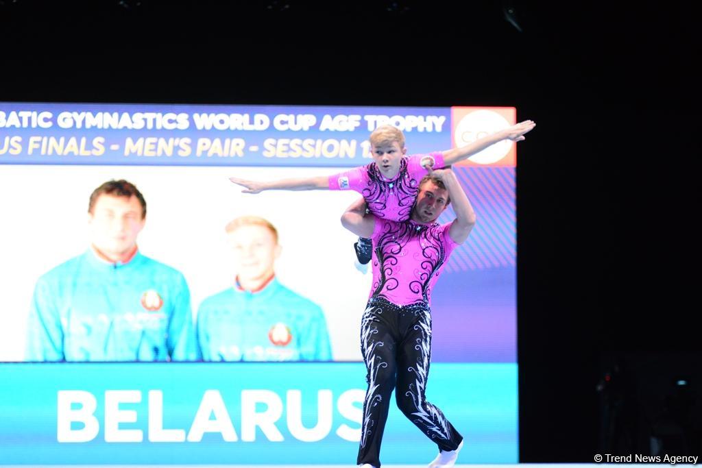 Akrobatika gimnastikası üzrə Dünya Kubokunun finalları start götürüb (FOTO)