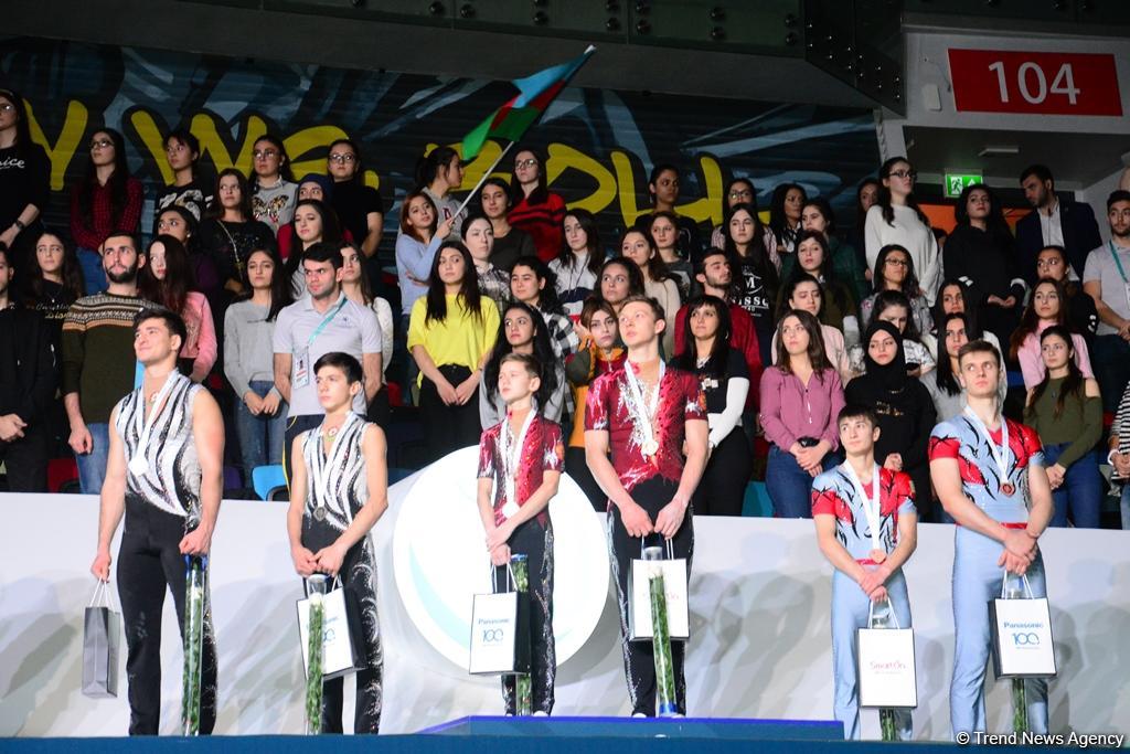 FIG Acrobatic Gymnastics World Cup winners awarded in Baku (PHOTO)