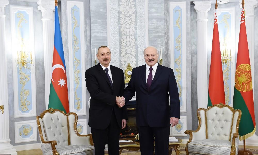 Президент Ильхам Алиев: В период независимости сотрудничество между Азербайджаном и Беларусью вышло на совершенно новый уровень