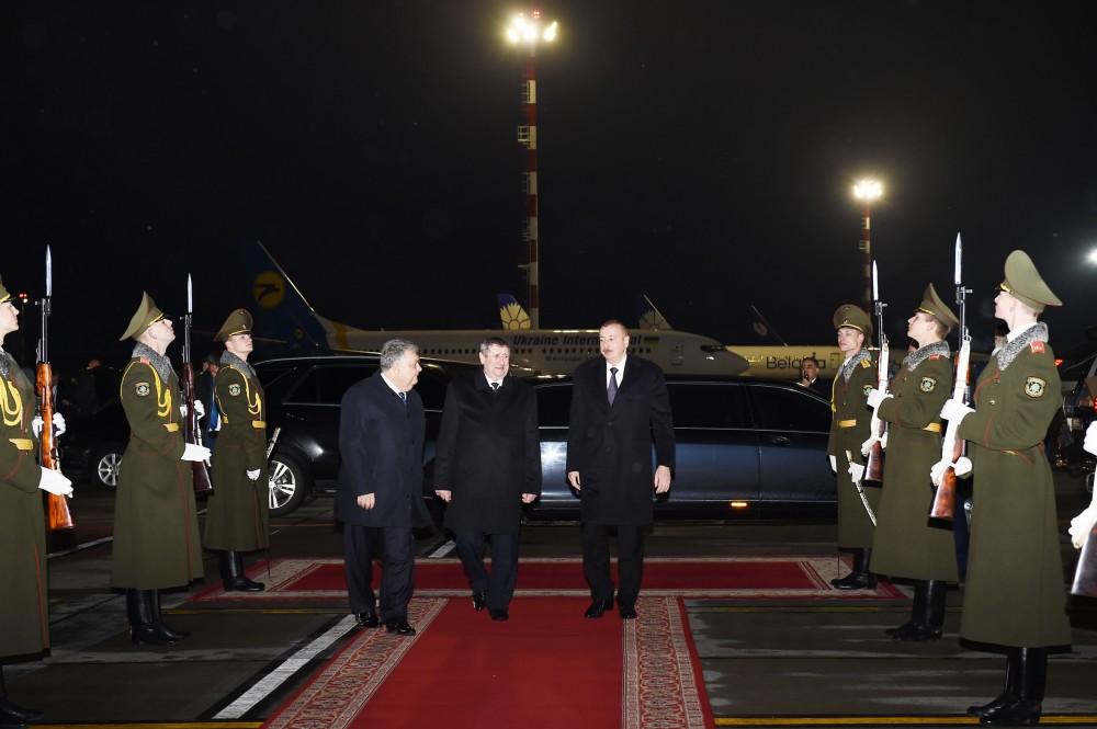 President Aliyev completes official visit to Belarus (PHOTO)