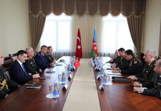 Chiefs of general staffs of Azerbaijan, Turkey hold meeting (PHOTO)