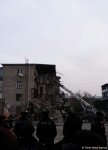 Из-под завалов дома в Гяндже, где произошел взрыв, извлечены еще два тела (ФОТО/ВИДЕО)