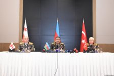 Представители силовых структур Азербайджана, Турции и Грузии подписали протокол по итогам встречи в Баку (ФОТО)