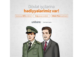 "Unibank"dan yeni kredit kampaniyası: ödənişdə güzəşt müddəti, sərfəli faiz, komissiyada endirim