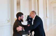 Ilham Aliyev: Co-op between Azerbaijani, Chechen peoples reached new level (PHOTO)