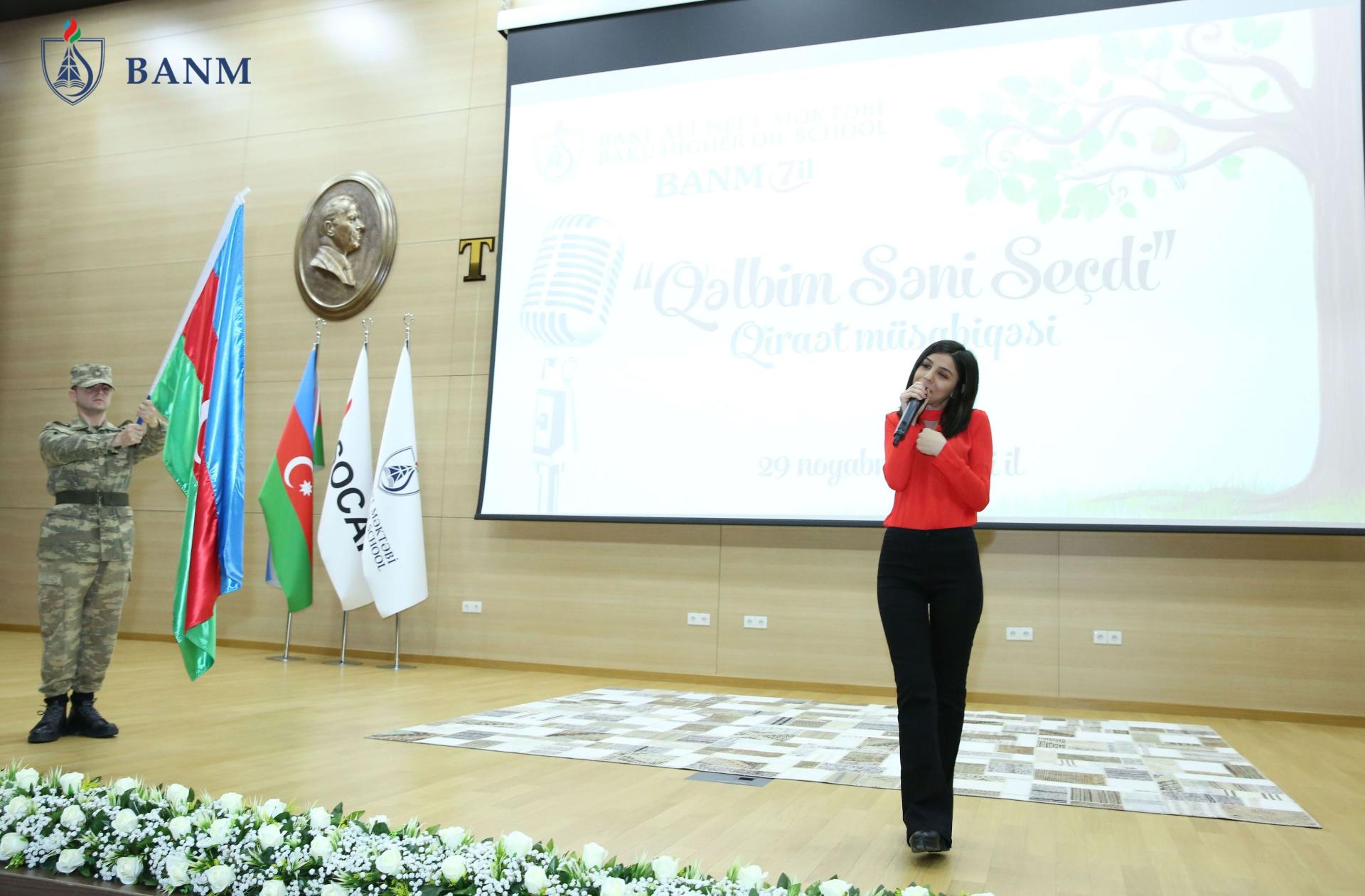 Конкурс художественной декламации в Бакинской Высшей школе нефти (ФОТО)