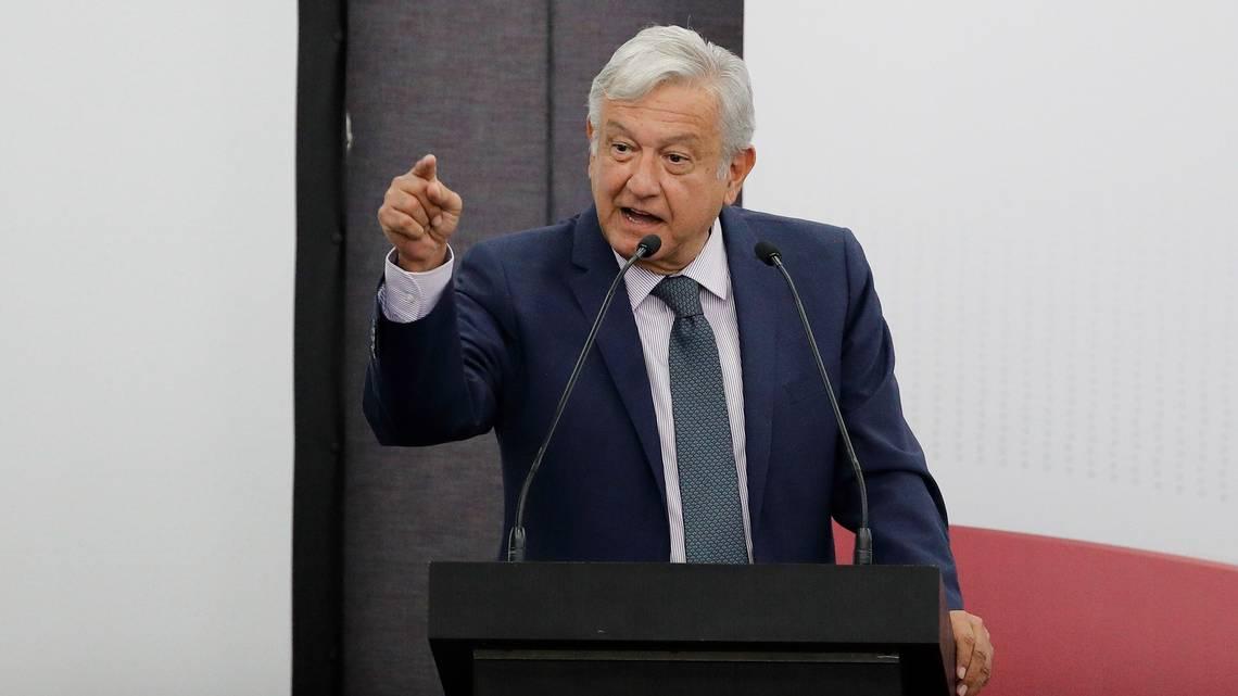 Mexico president says to respond prudently to Trump threats, urges national unity