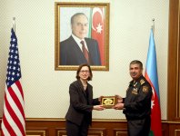 Azərbaycan ilə ABŞ arasında hərbi-texniki əməkdaşlığın daha da genişləndirilməsi məsələləri müzakirə edilib (FOTO)