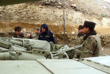 Министр обороны Азербайджана принял участие в открытии танковой воинской части в прифронтовой зоне (ФОТО/ВИДЕО)