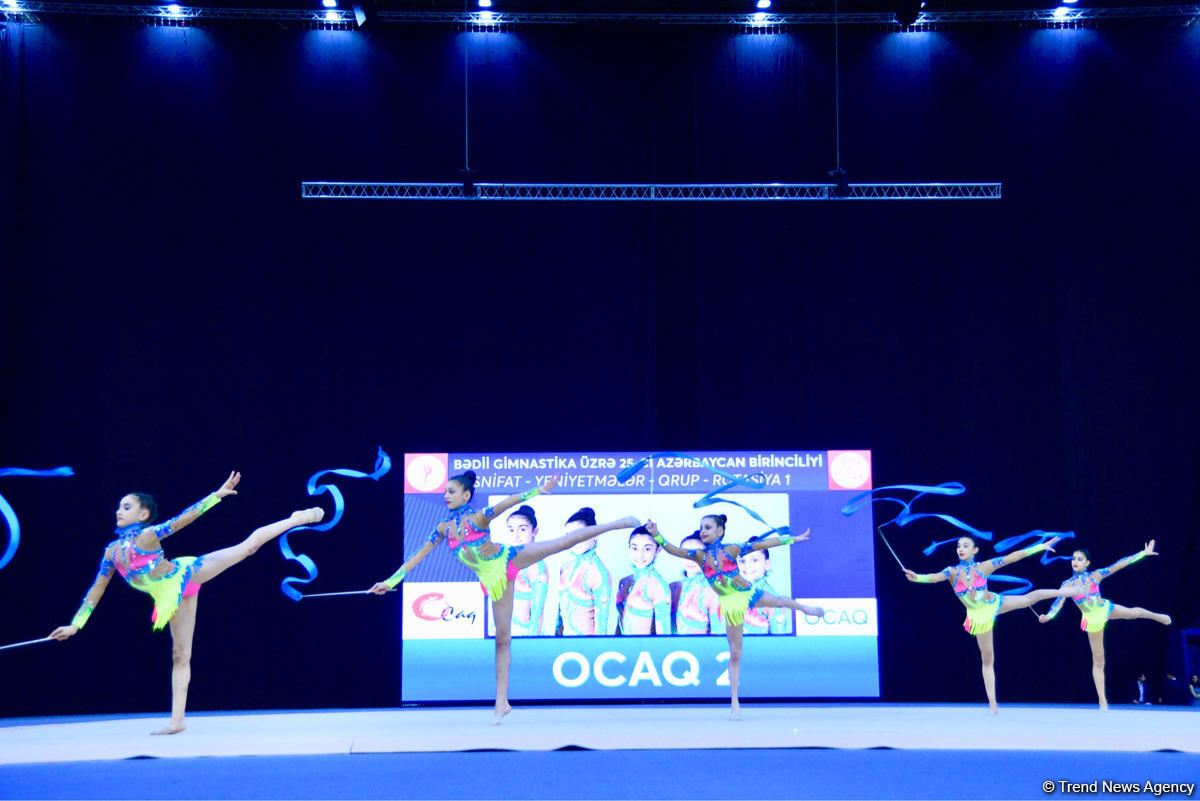 25th Championship of Azerbaijan in rhythmic gymnastics kicks off in Baku (PHOTO)