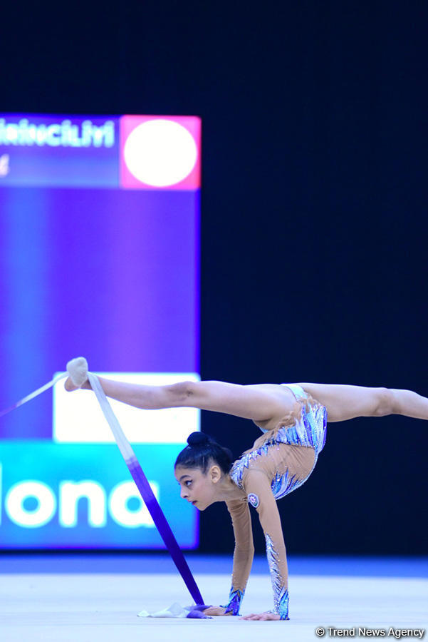 Стартовал второй день 25-го первенства Азербайджана по художественной гимнастике (ФОТО)