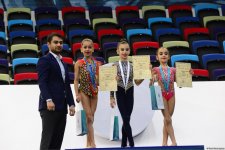 Прошла церемония награждения призеров третьего дня соревнований 25-го первенства Азербайджана по художественной гимнастике (ФОТО)