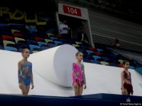 В Баку прошла церемония награждения победителей и призеров пятого Межрегионального кубка по художественной гимнастике (ФОТО)