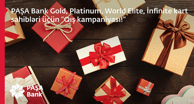 PAŞA Bank Gold, Platinum, World Elite, İnfinite kart sahibləri üçün “Qış kampaniyası”