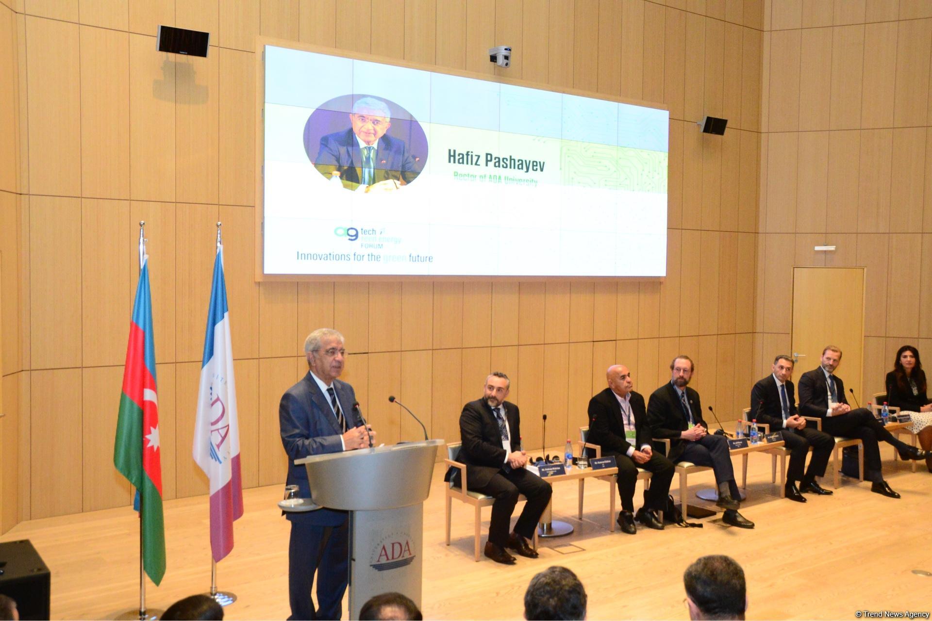 Хафиз Пашаев: Университет ADA смог достичь положительных результатов в области применения альтернативной энергетики (ФОТО)