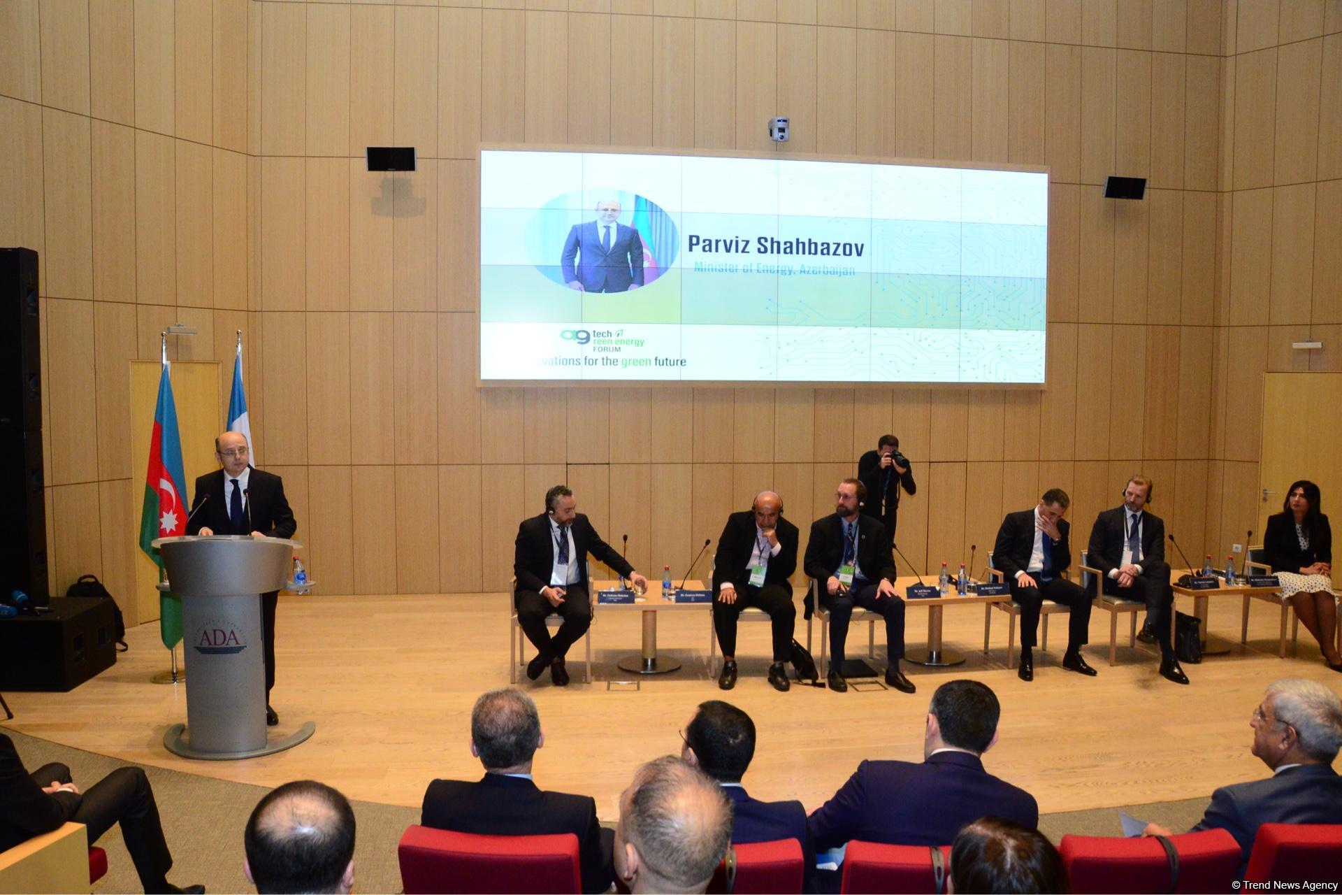 Azerbaijan creating new alternative energy generating capacities: minister (PHOTO)
