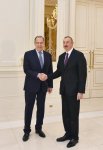 Azerbaijani president receives Russian FM (PHOTO)