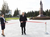 Azerbaijani president inaugurates Youth Center (PHOTO)