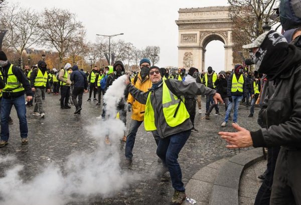 French police, yellow vests protesters clash in Strasbourg