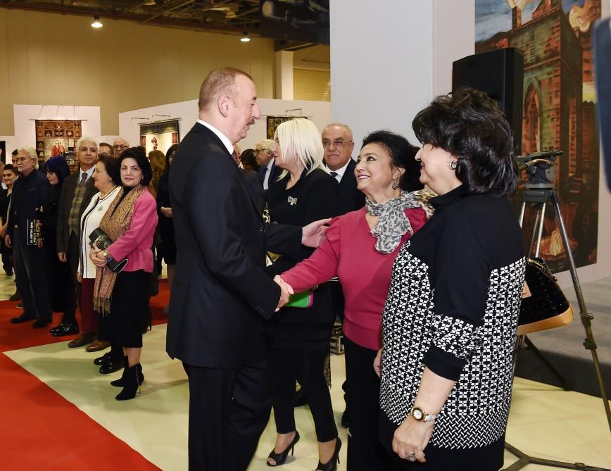 President Ilham Aliyev, First Lady Mehriban Aliyeva view exhibition marking 90th anniversary of People’s Artist Tahir Salahov (PHOTO)