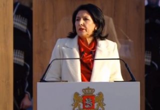 Gürcüstanın Prezidenti Salome Zurabişvili Prezident İlham Əliyevi təbrik edib