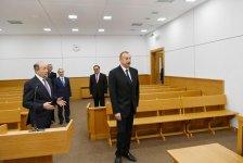Azerbaijani president inaugurates new administrative building of Binagadi District Court (PHOTO)