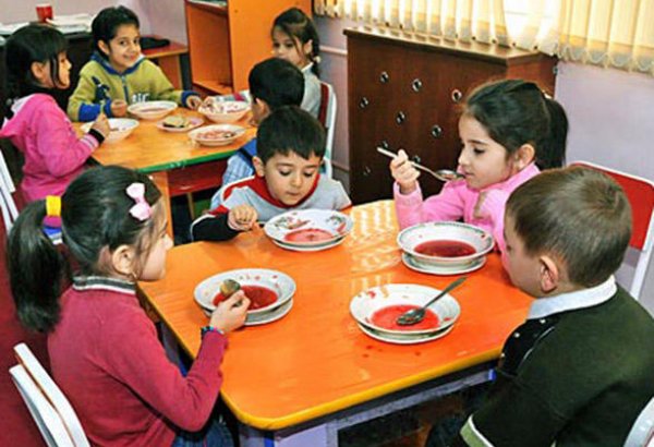Для детсадов Азербайджана разработан рацион питания - агентство