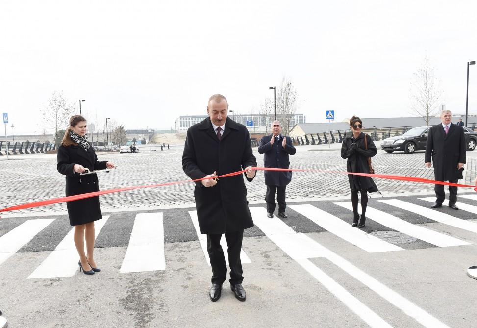 Azerbaijani president, first lady familiarize with projects in White City (PHOTO)