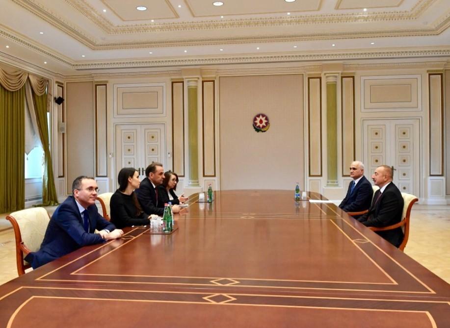 Azerbaijani president receives Serbian deputy PM