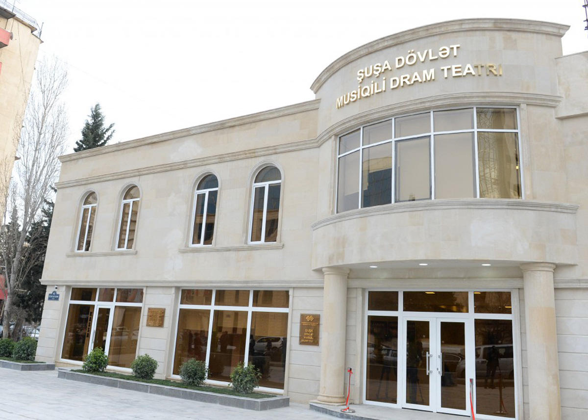 Открытие здания Шушинского государственного музыкального драматического театра (ФОТО)