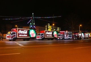 “Coca-Cola”nın Yeni il karvanı insanlara bayram sevinci gətirir (FOTO)