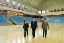 Президент Ильхам Алиев принял участие в открытии  спортивно-оздоровительного клуба МЧС (ФОТО)