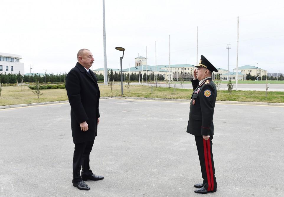 President Aliyev attends inauguration of sports & health club of Emergency Situations Ministry (PHOTO)