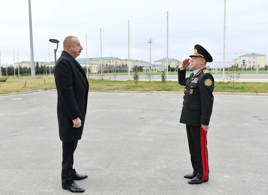 President Aliyev attends inauguration of sports & health club of Emergency Situations Ministry (PHOTO)