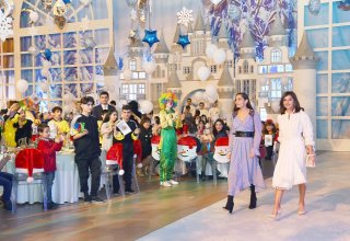 Первый вице-президент Мехрибан Алиева приняла участие в традиционном праздничном веселье для детей (ФОТО)