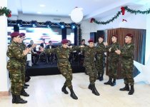 First Vice-President Mehriban Aliyeva attends holiday event at military unit of State Security Service (PHOTO)