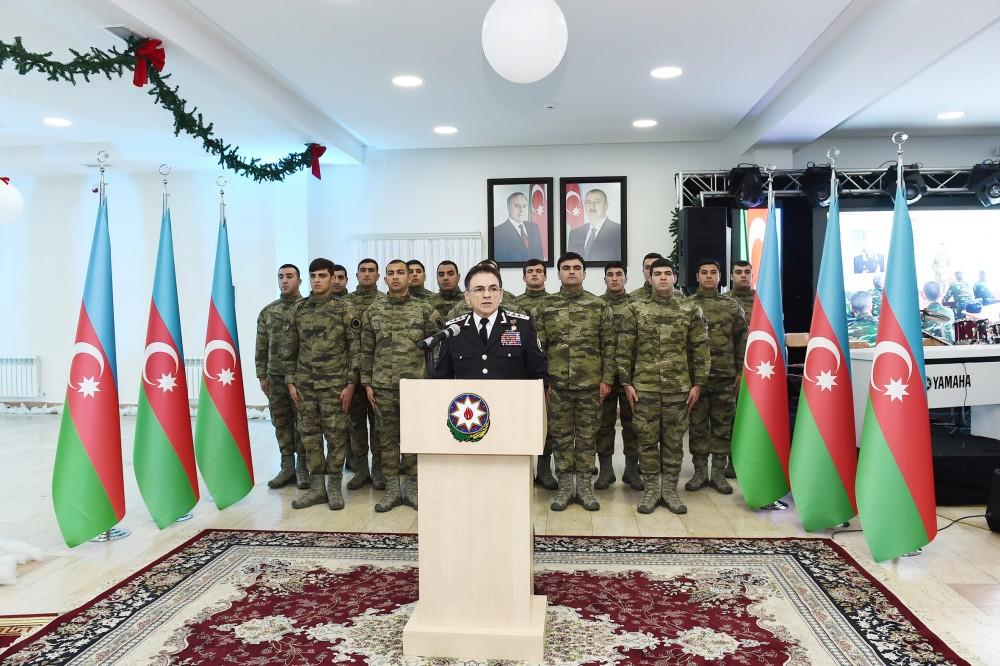 Первый вице-президент Мехрибан Алиева приняла участие в праздничном мероприятии в воинской части СГБ (ФОТО) (версия 2)