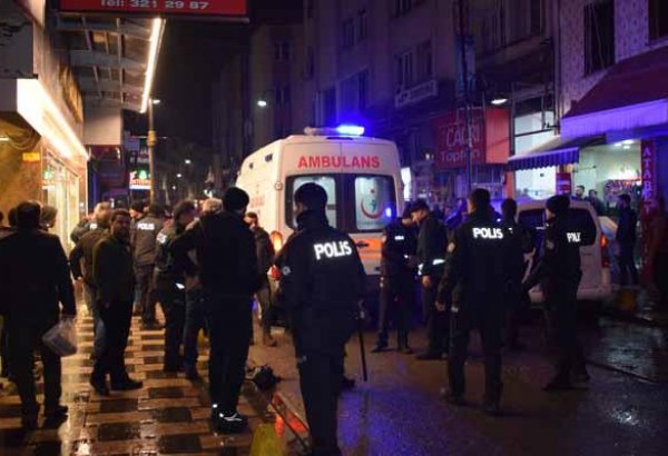 Столкновение двух групп в турецкой Малатье: полиция применила слезоточивый газ (ФОТО)