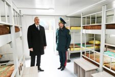 President Ilham Aliyev viewed newly built Tufan type border guard ship
