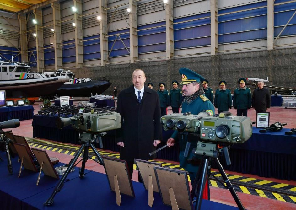 Президент Ильхам Алиев ознакомился с новым пограничным сторожевым кораблем типа “Туфан” (ФОТО)