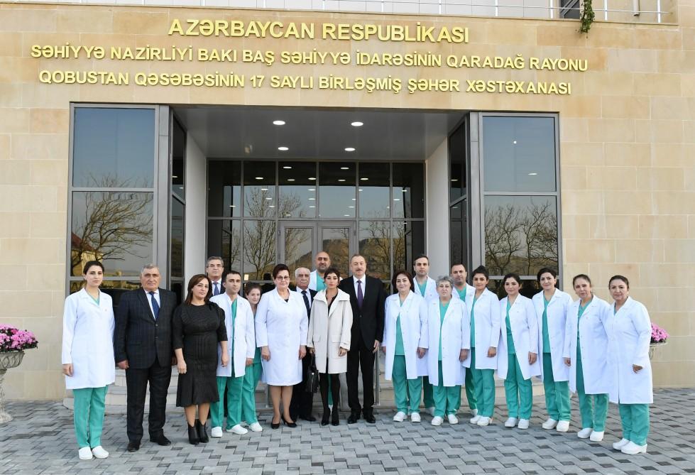 President Ilham Aliyev, First Lady Mehriban Aliyeva inaugurate new hospital (PHOTO)