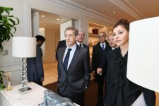 First VP Mehriban Aliyeva meets France's former president Nicolas Sarkozy (PHOTO)