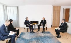 Prezident İlham Əliyevin “SAP SE” şirkətinin baş icraçı direktoru ilə görüşü olub (FOTO)