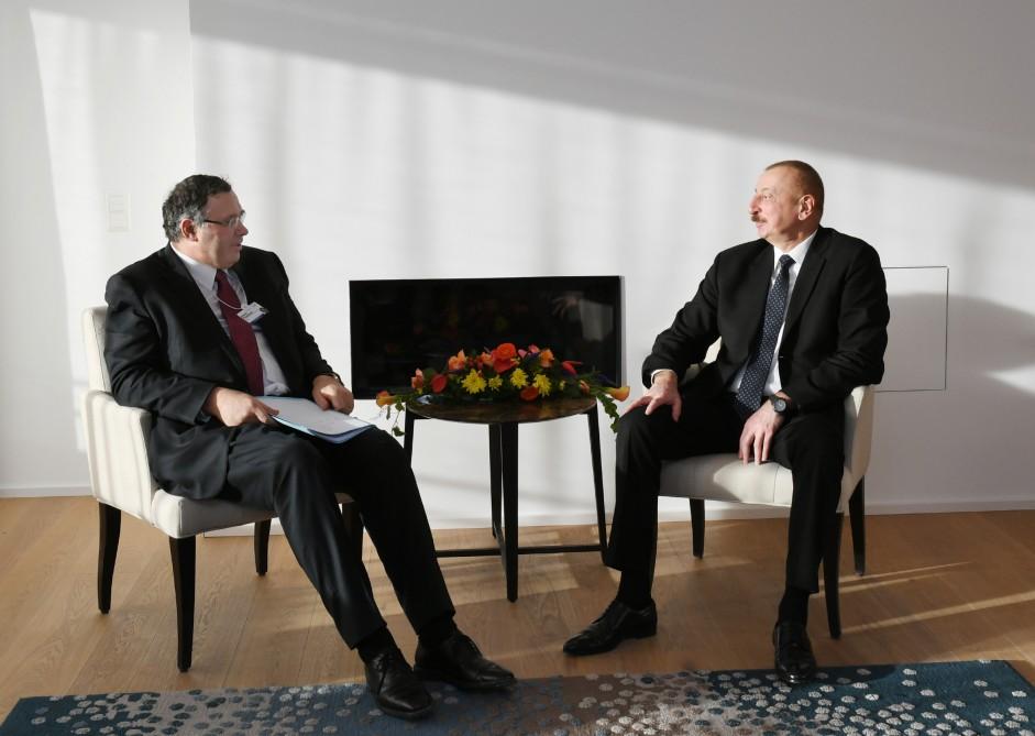 Состоялась встреча Президента Ильхама Алиева с гендиректором компании Total (ФОТО)