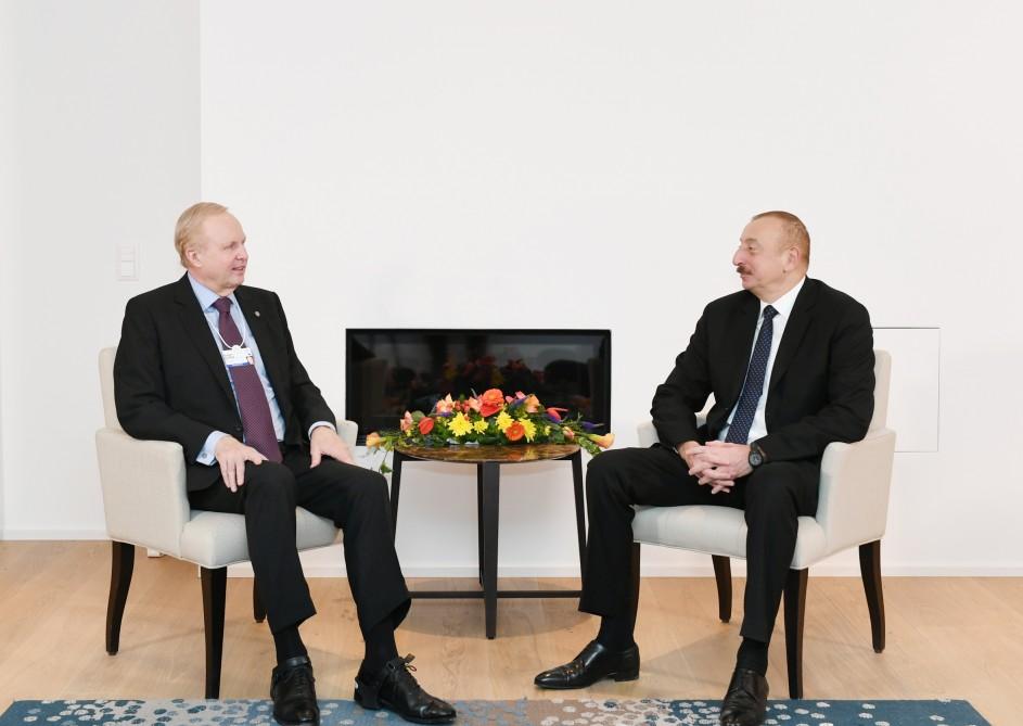 Azerbaijani president meets BP CEO (PHOTO)